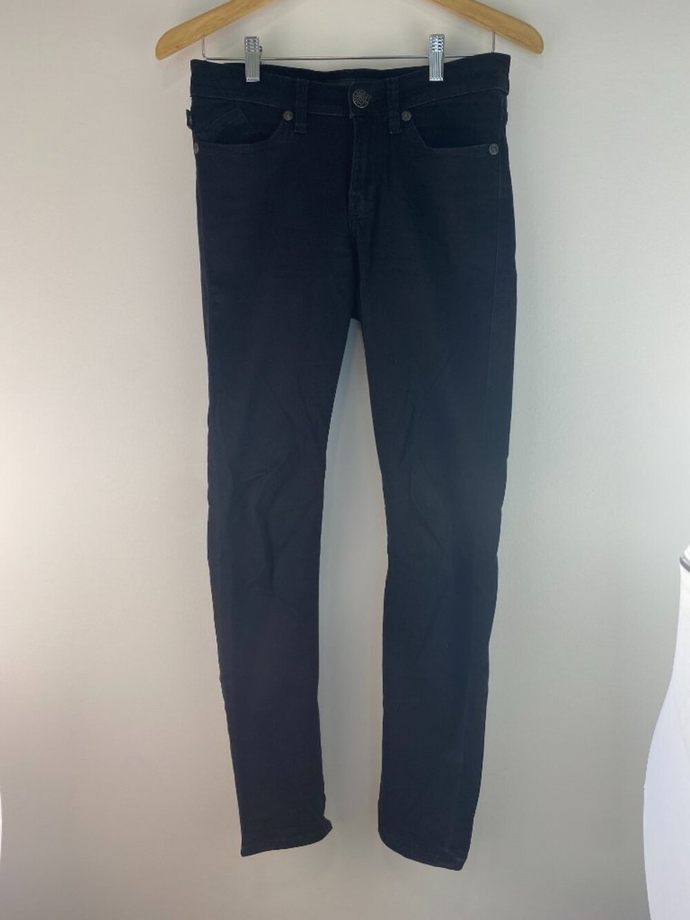 Rock & Republic Berlin Black Skinny Jeans Size 6M Stretch